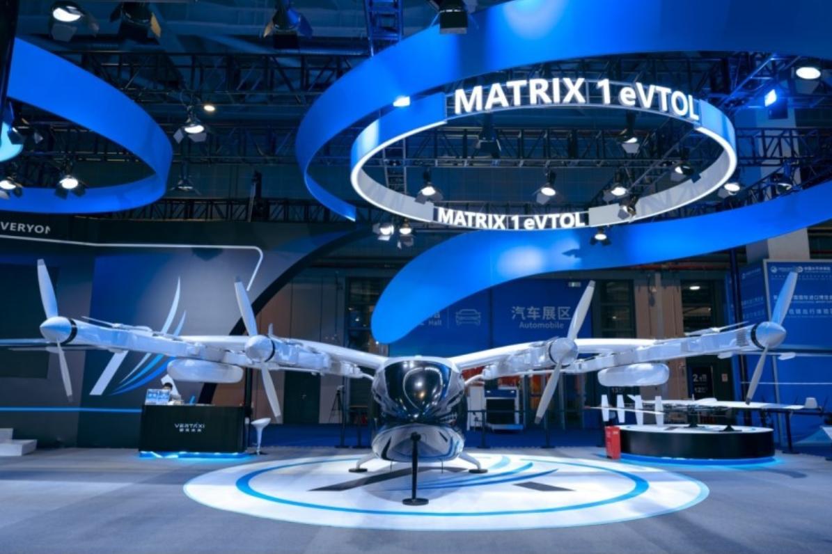 第六屆進博會東方國際引入唯一的eVTOL真機