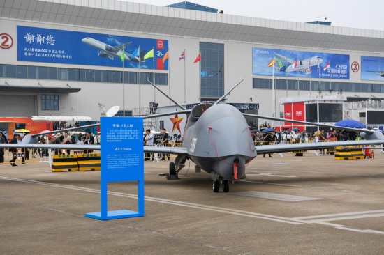 11月13日拍攝的無偵-7無人機。