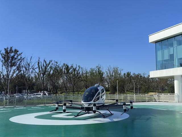 江蘇省內首個低空城市航空候機廳在無錫市梁溪區 李欣欣攝